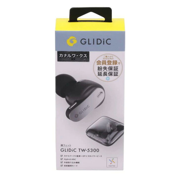 楽天市場】GLIDIC グライディック/ワイヤレスイヤホン 未使用/TW-5300 