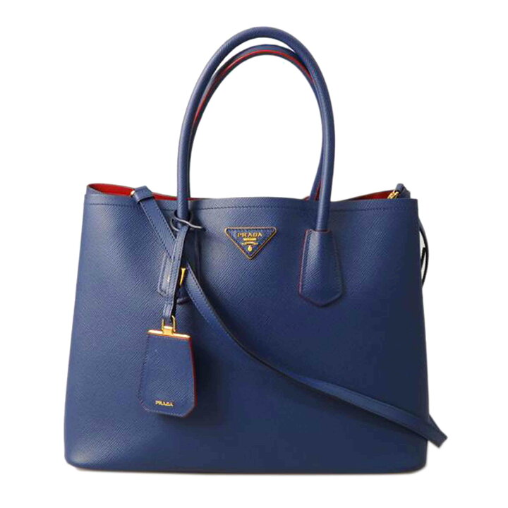 楽天市場】PRADA プラダ/サフィアーノ2WAYトートバッグ/1BG775/Aランク 
