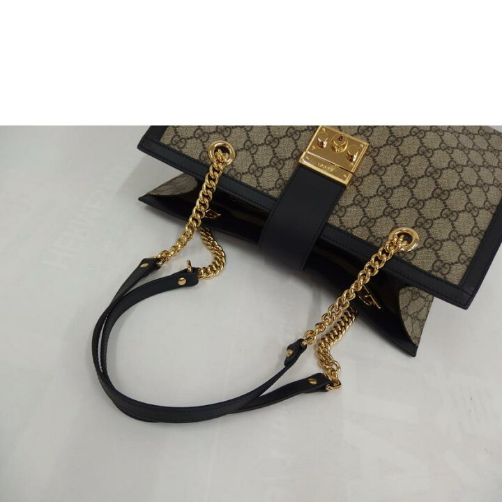 楽天市場】GUCCI グッチ/GGスプリーム パドロック チェーン ショルダー  