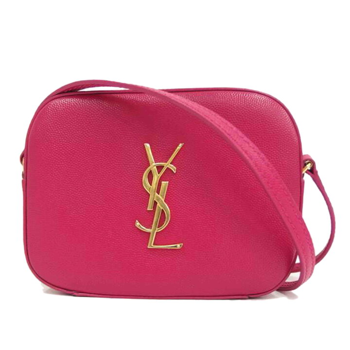 楽天市場】YSL サンローラン/ロゴレザーミニショルダー/ピンク/AB 