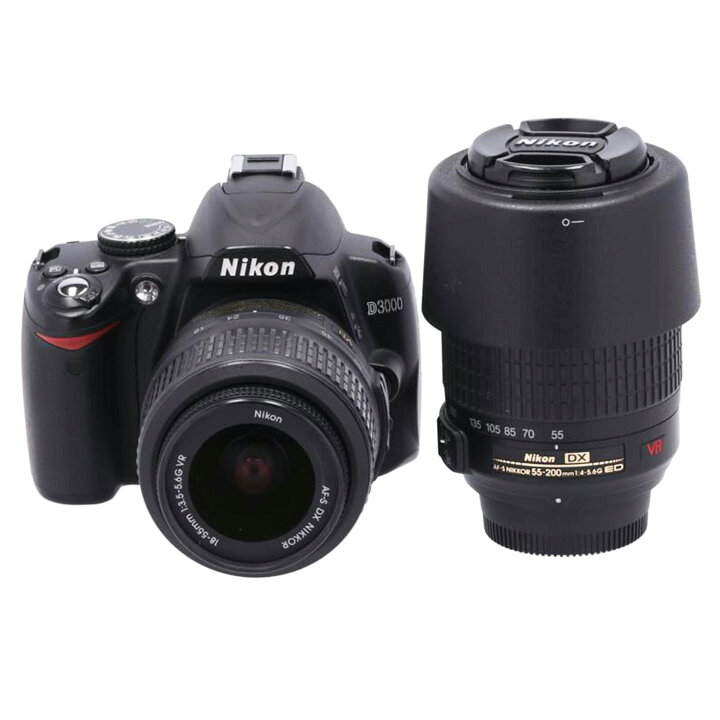 楽天市場】Nikon ニコン/デジタル一眼/D3000 ダブルズームキット 