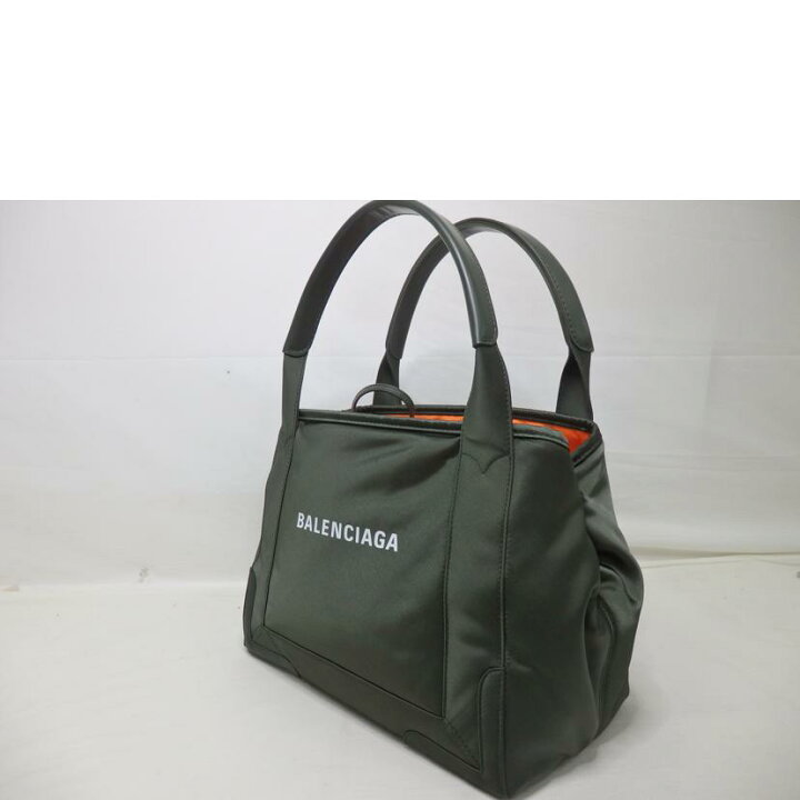 楽天市場】BALENCIAGA バレンシアガ/ネイビーカバス/ナイロン/カーキ系 