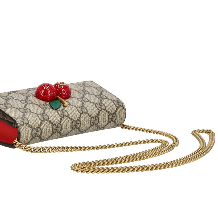 楽天市場】GUCCI グッチ/GGスプリーム/チェリーチェーンショルダー 