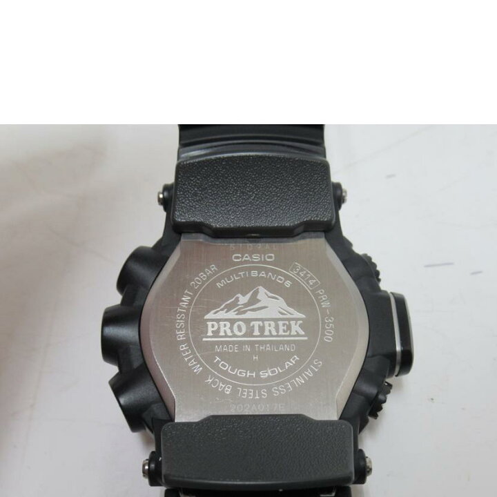 楽天市場】CASIO カシオ/PRO TREK/メンズ/電波ソーラー/PRW-3500-1JF  