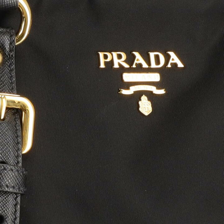 楽天市場】PRADA プラダ/テスートナイロン×レザー2wayハンド/ブラック  