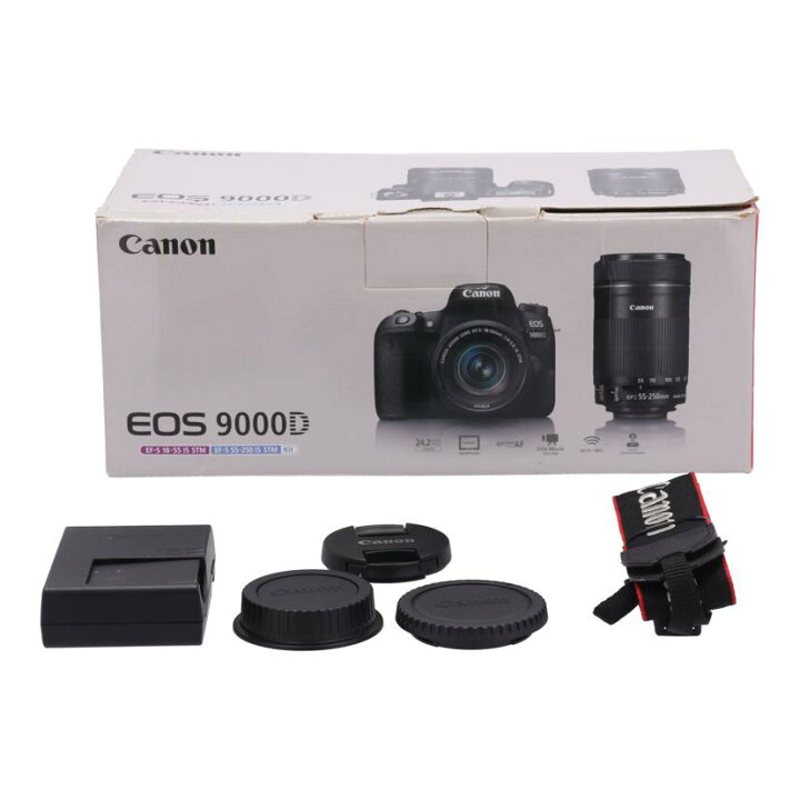 楽天市場】CANON キャノン/デジタル一眼 Wレンズキット/EOS 9000D 