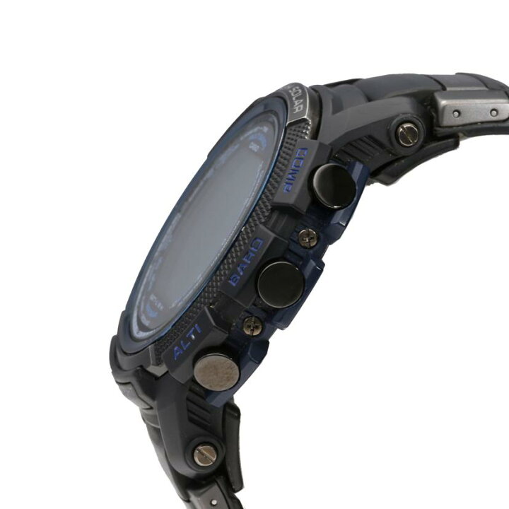 楽天市場】CASIO カシオ/PRO TREK/ブラック×ブルー/電波ソーラー/PRW 