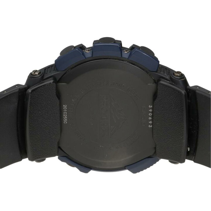 楽天市場】CASIO カシオ/PRO TREK/ブラック×ブルー/電波ソーラー/PRW 