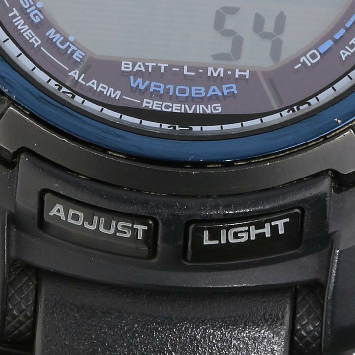 楽天市場】CASIO カシオ/PRO TREK/ブラック×ブルー/電波ソーラー/PRW 