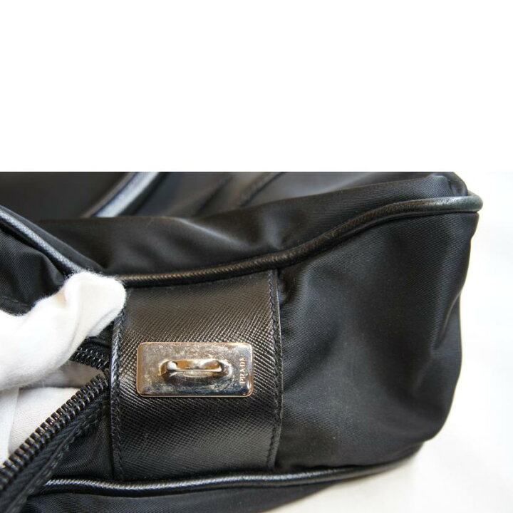 楽天市場】PRADA プラダ/ナイロンスクエアバッグブラック/VA0661/31/A  