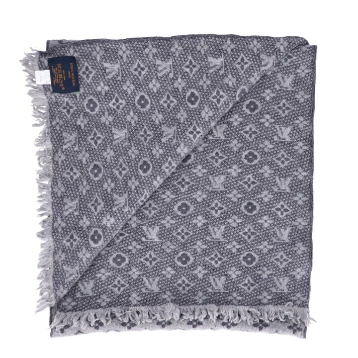 楽天市場】LOUIS VUITTON ルイ・ヴィトン/ロゴウールマフラー/M70932  