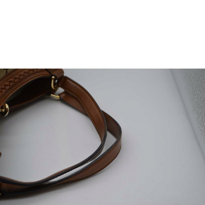 楽天市場】GUCCI グッチ/GGキャンバスインターロッキングGレザートート 