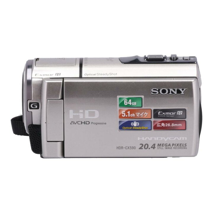 楽天市場】SONY ソニー/ビデオカメラ/Handycam/HDR-CX590V/3027449/B  