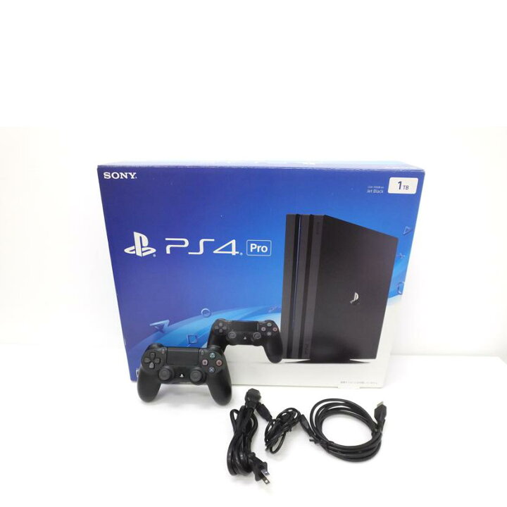 楽天市場】SONY ソニー/PS4Pro本体1TBジェットブラック/CUH-7000B 