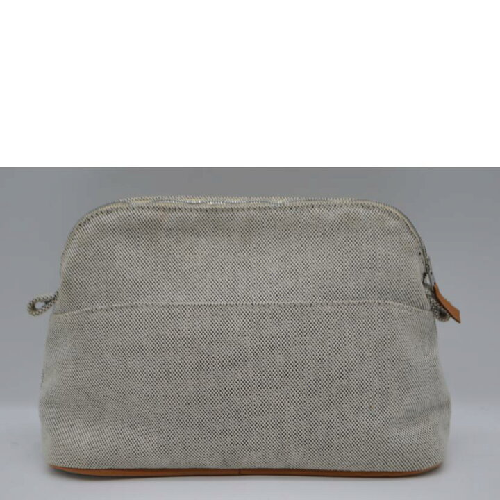 楽天市場】HERMES エルメス/ボリードポーチ/キャンバス/ナチュラル/AB  