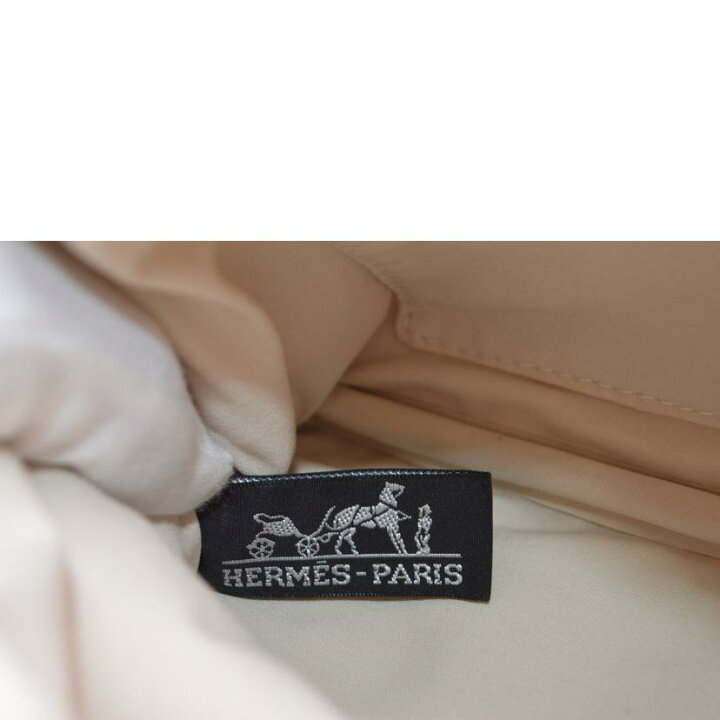 楽天市場】HERMES エルメス/ボリードポーチ/キャンバス/ナチュラル/AB  