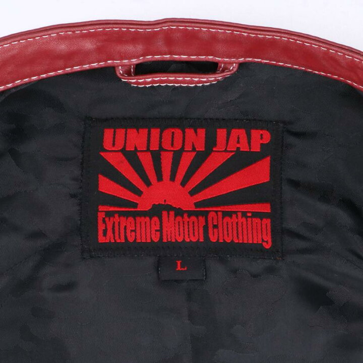 楽天市場】UNION JAP ユニオンジャップ/シングルライダースジャケット 