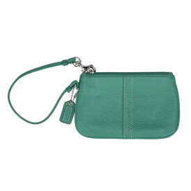 COACH コーチ/リスレットポーチ/グリーン/Aランク/18【中古】