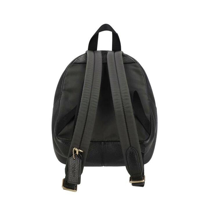 楽天市場】COACH コーチ/レザーミニバックパック/リュック/ブラック 