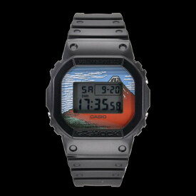 【Rare＆Vintage ARCHIVE】CASIO カシオ/G−SHOCK/葛飾北斎モデル/凱風快晴/DW-5600KHG24-1JR/352*/SAランク/92【中古】