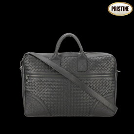 【Pristine Condition】BOTTEGA VENETA ボッテガ・ヴェネタ/イントレチャート・ビジネスバック/ブラック/B07*******/SAランク/67【中古】