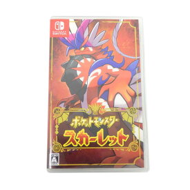 Nintendo 任天堂/SWITCH/ポケットモンスタースカーレット/Aランク/77【中古】
