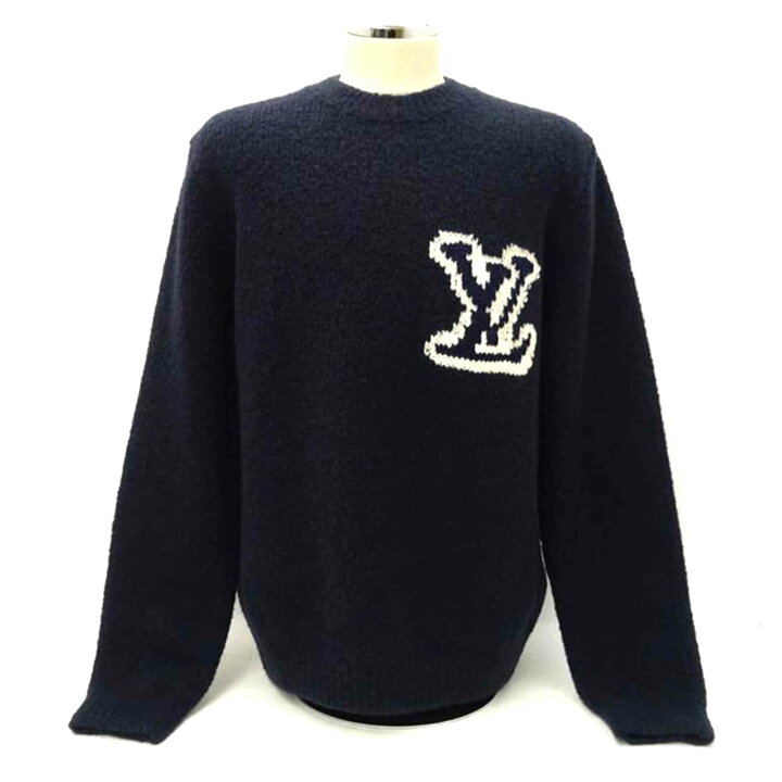 楽天市場】LOUIS VUITTON ルイ・ヴィトン/ニットセーター/ネイビー/XL 
