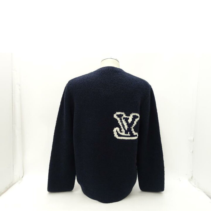 楽天市場】LOUIS VUITTON ルイ・ヴィトン/ニットセーター/ネイビー/XL 