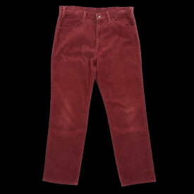 【Rare＆Vintage ARCHIVE】LEVIS リーバイス/80's/519コーデュロイパンツ/バーガンディ/USA製/白タブ/ヴィンテージ/希少/519/W36L34/ABランク/24【中古】