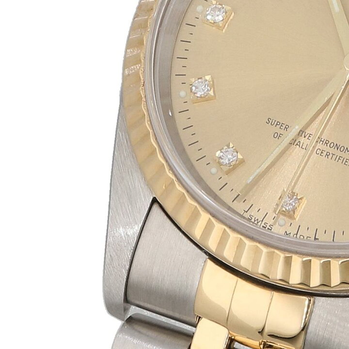 楽天市場】ROLEX ロレックス/DATE JUST 10P ダイヤ/16233G/S96****/AB 