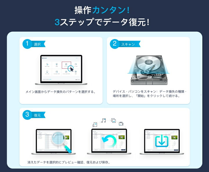 楽天市場】安全で効率的なデータ復元 Wondershare Recoverit Pro(Windows版) データ復元ソフト 写真、動画、ドキュメントなど全種類のファイル、ビデオ・オーディオ 電子メール復元 HDD、SDカード USB復元、復旧 Windows10対応 永続ライセンス ワンダーシェアー ... 楽天市場】安全で効率的なデータ復元 Wondershare Recoverit Pro(Windows版) データ復元ソフト 写真、動画、ドキュメントなど全種類のファイル、ビデオ・オーディオ 電子メール復元 HDD、SDカード USB復元、復旧 Windows10対応 永続ライセンス ワンダーシェアー ...