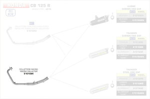 ARROW / A[ HONDA CB 125R XeXRN^[ | 51016MI