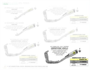 ARROW / A[ Kawasaki Zx-10R Sbk 2016/2019 RyeBVVXe Race Tech TCT[ a.70 I | 71198CKZ