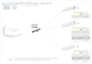 ARROW / A[ SUZUKI GSF 650/1250 BANDIT / BANDIT S GSX 1250 FA / GSX 650 FA ~bhpCv IWi / Arrow | 71372MI