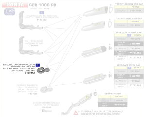 ARROW / A[ HONDA CBR 1000 RR '08 e}[NiFjNpCv | 71379KZ