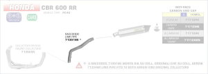 ARROW / A[ HONDA CBR 600 RR '09 XeX Zg ~bhpCv ARROW RN^[p | 71391MI