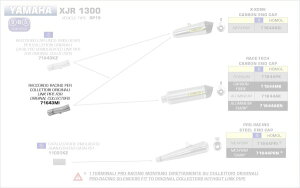 ARROW / A[ YAMAHA XJR 1300 '09/16 X`[ NpCv FOR RACE-TECH- X-KONE + JET-RACE ARROW / A[ | 71643MI