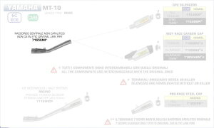 ARROW / A[ YAMAHA MT-10 '16 2:1 STAINLESS STEAL NpCv + NO L^CU[ IWiTC | 71656MI