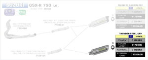 ARROW / A[ SUZUKI GSX-R 600/750 '08-10 A~jE E}[N T_[TCT[ ARROW ~b | 71729AO
