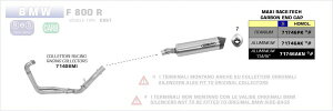 ARROW / A[ BMW F 800 R '09 E}[N A~jE_[N RACE-TECH TCT[ J[{G | 71746AKN