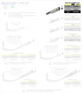ARROW / A[ BMW S1000Rr 2019- Race Tech Dark A~GL][Xg (E}[N) EFfbhNpC | 71903AKN
