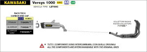 Arrow / A[ KAWASAKI VERSYS 1000 '22 F؃}t[ A~jE INDY RACE TCT[ | 71945AK