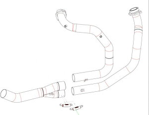 ARROW / A[ HONDA AtJcC 750 '93-95/ '96-04 XeX 2:1 RN^[ | 72093PD