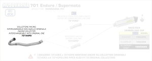 ARROW / A[ nXNo[i 701 ENDURO SUPERMOTO '17 XeX NpCv | 72143PD