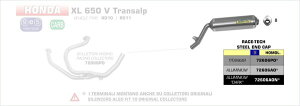 ARROW / A[ HONDA XL 650 V TRANSALP 2000/2007 A~jEubN E}[N GL][Xg l 72606AON | 72606AON