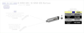 ARROW / アロー BMW G 650 GS '11/13 Eマーク証 アルミニウムダーク RACE-TECH サイレンサー カーボン | 72615AKN