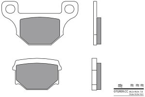 BREMBO / u{ u[Lpbh 07GR09CC J[{Z~bN | 07GR09CC