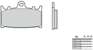 BREMBO / �u�����{ �u���[�L�p�b�h 07KA13RC ���[�V���O �R���p�E���h | 07KA13RC