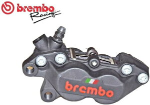 Brembo / ブレンボ 左 フロントブレーキキャリパー ブラックチタニウム レッド LOGO ITA FLAG P4-40C | 20516538