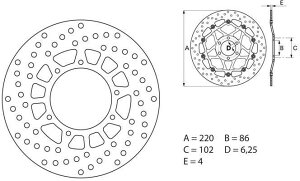 BREMBO / u{ ORO (I[) u[LfBXN EhtBbNX | 68B40742